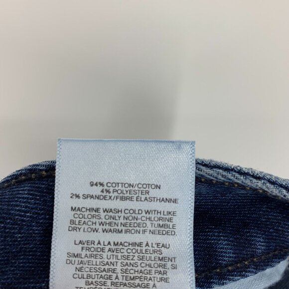 Express Denim Shorts Relaxed Low Rise Shortie Blue Jean Cuffed - Picture 10 of 10